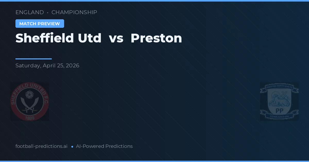 Sheffield Utd vs Preston — matchtips och förhandstitt