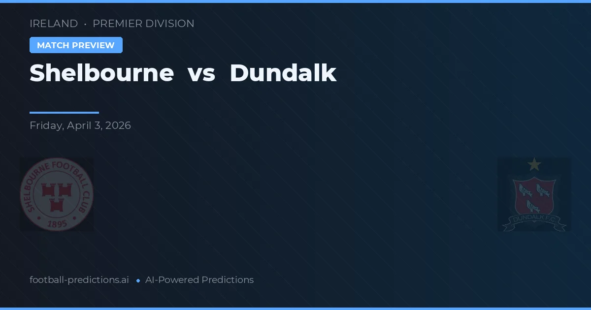 Shelbourne vs Dundalk — matchtips och förhandstitt