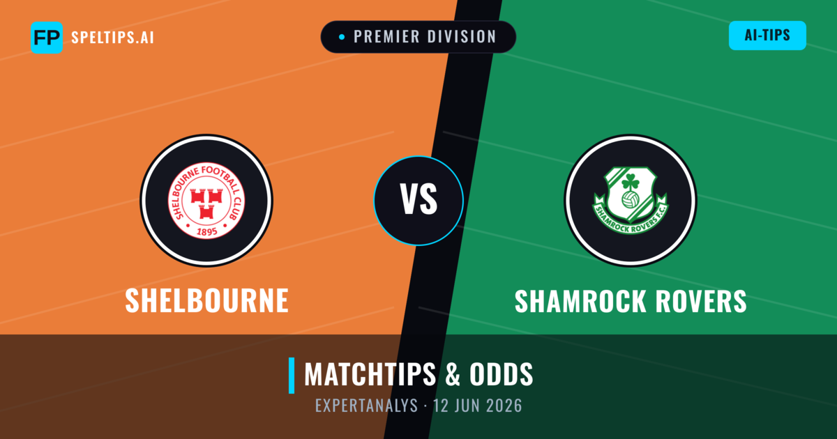 Shelbourne vs Shamrock Rovers — matchtips och förhandstitt