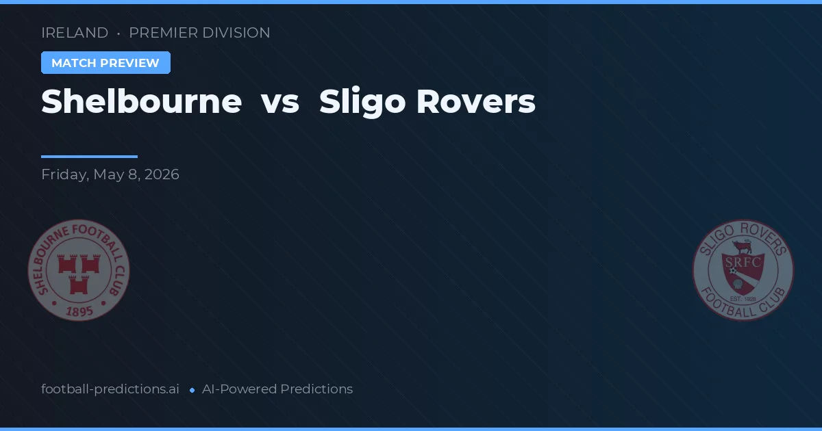 Shelbourne vs Sligo Rovers — matchtips och förhandstitt