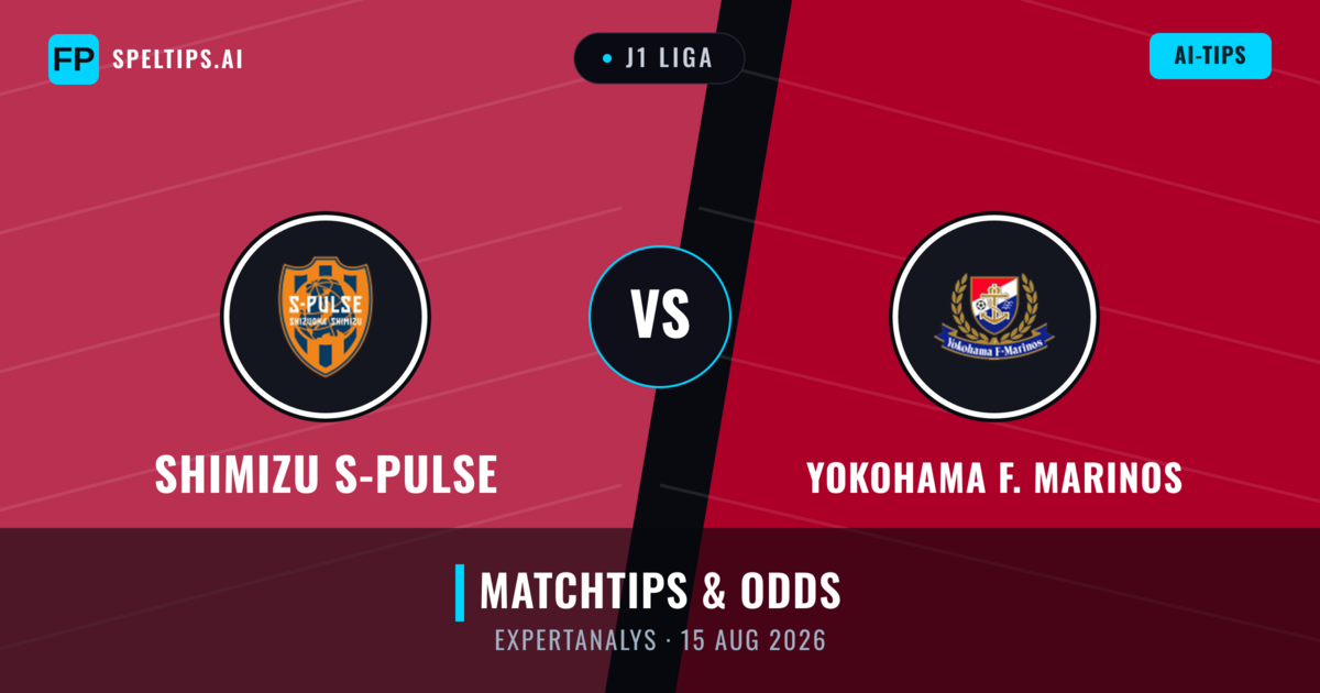Shimizu S-Pulse vs Yokohama F. Marinos — matchtips och förhandstitt