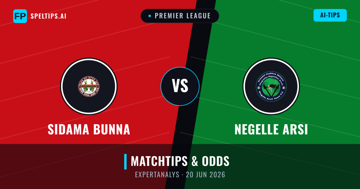 Sidama Bunna vs Negelle Arsi — matchtips och förhandstitt