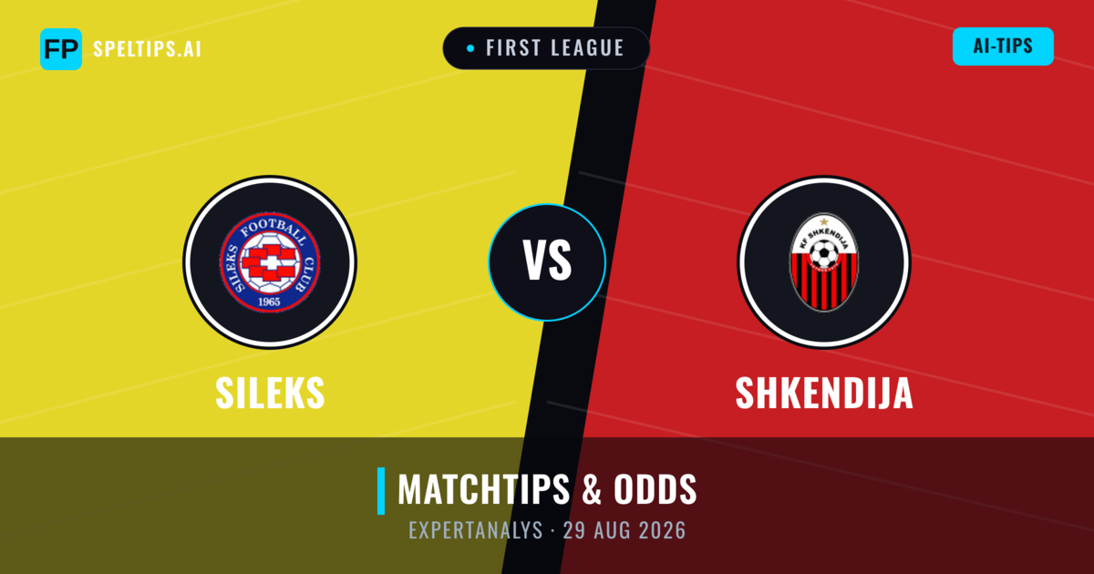 Sileks vs Shkendija — matchtips och förhandstitt