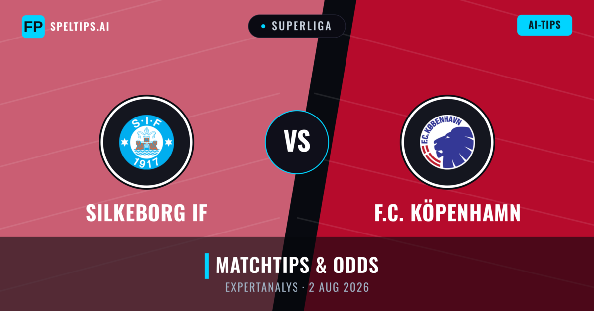 Silkeborg IF vs F.C. Köpenhamn — matchtips och förhandstitt