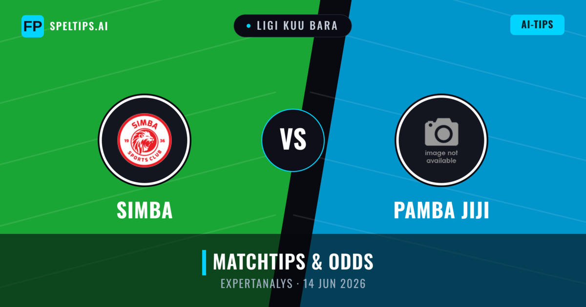 Simba vs Pamba Jiji — matchtips och förhandstitt