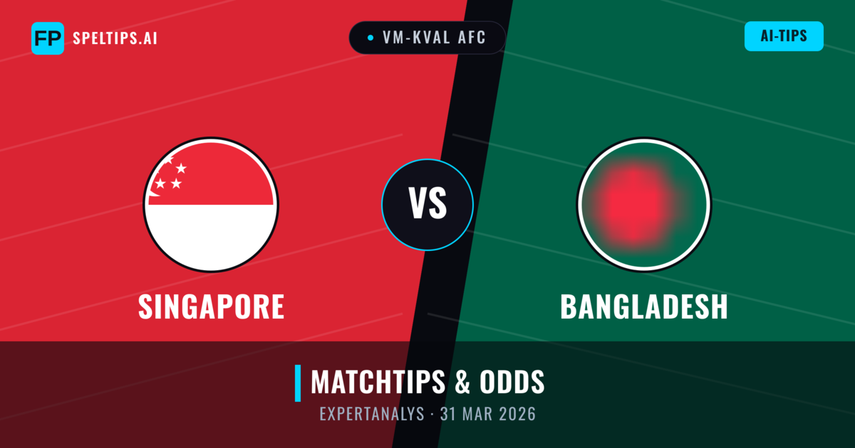 Singapore vs Bangladesh — matchtips och förhandstitt