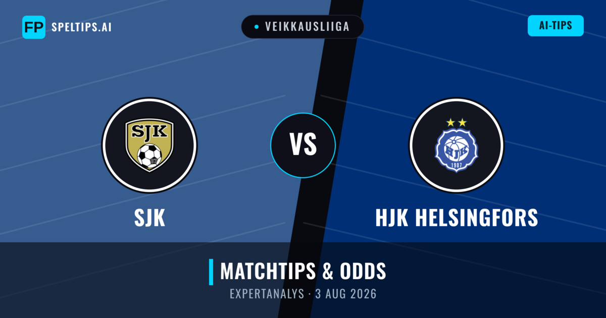 SJK vs HJK Helsingfors — matchtips och förhandstitt