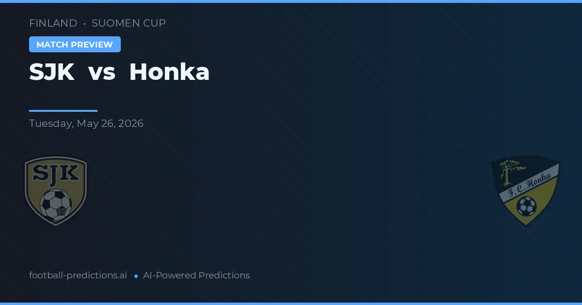 Honka vs VJS — matchtips och förhandstitt