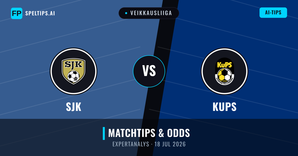 SJK vs KuPS — matchtips och förhandstitt