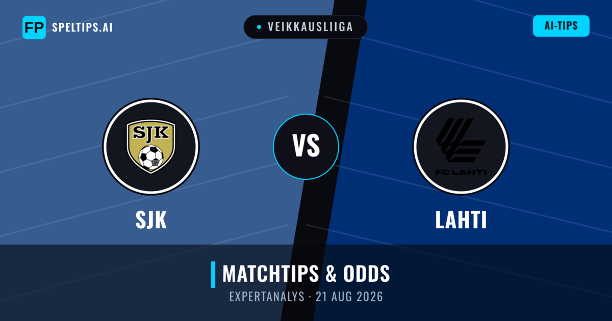 SJK vs Lahti — matchtips och förhandstitt