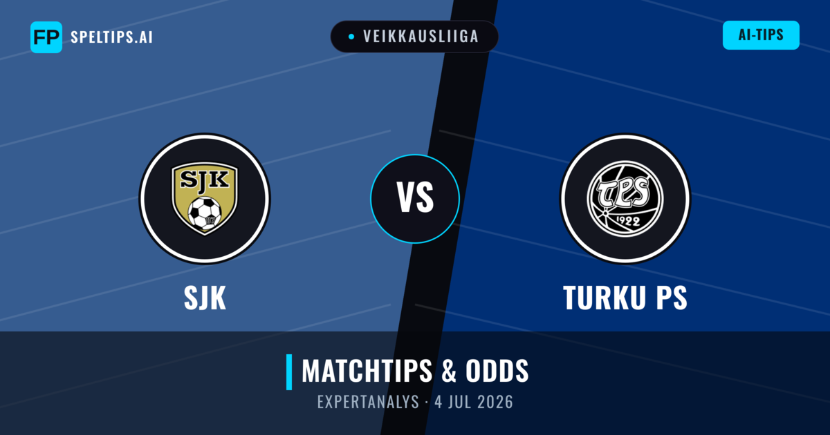 SJK vs Turku PS — matchtips och förhandstitt