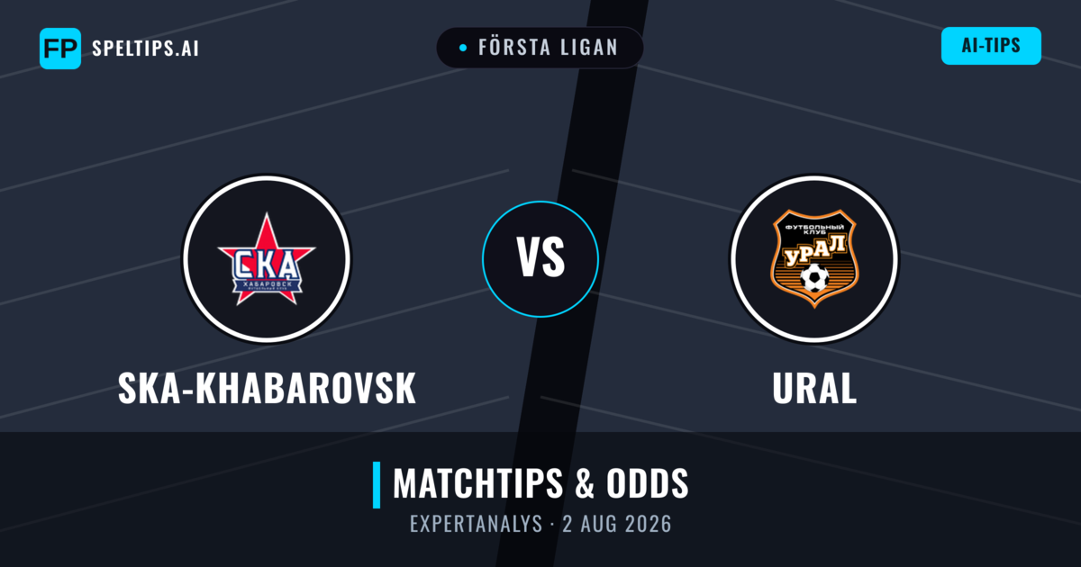 Ska-khabarovsk vs Ural — matchtips och förhandstitt