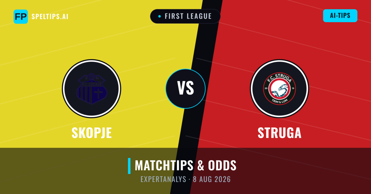 Skopje vs Struga — matchtips och förhandstitt