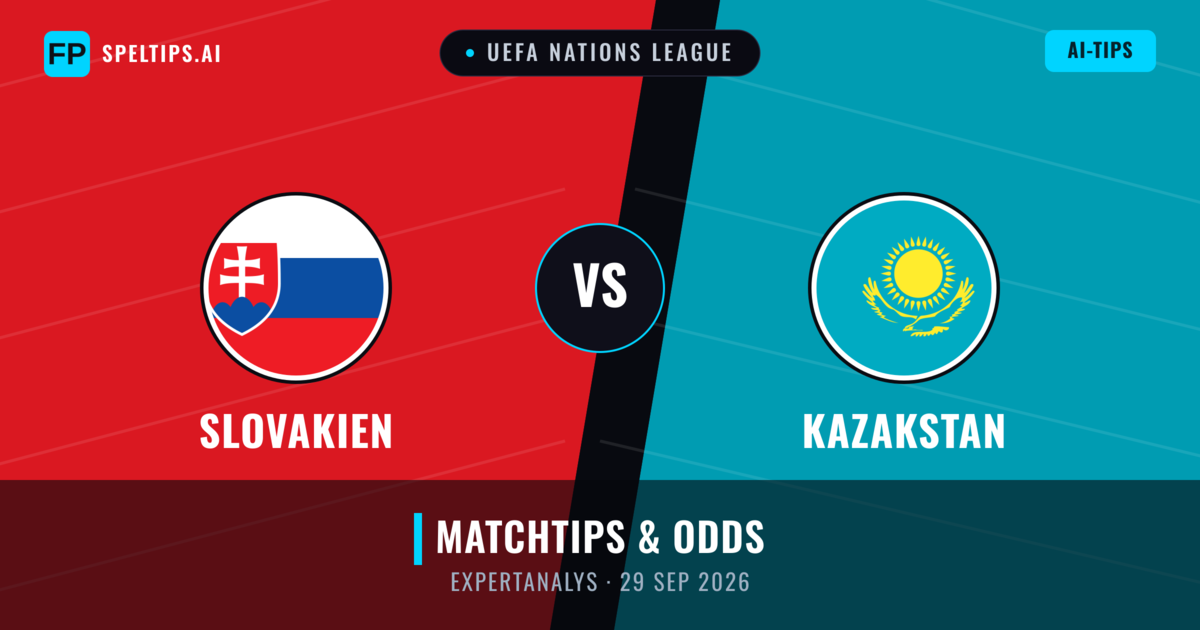 Slovakien vs Kazakstan — matchtips och förhandstitt