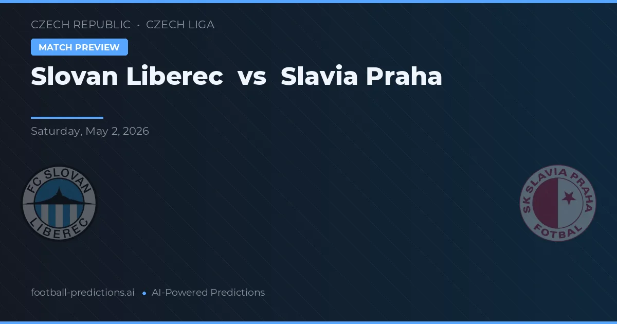 Slovan Liberec vs Slavia Prag — matchtips och förhandstitt