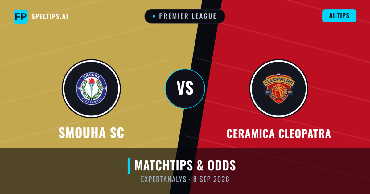 Smouha SC vs Ceramica Cleopatra — matchtips och förhandstitt