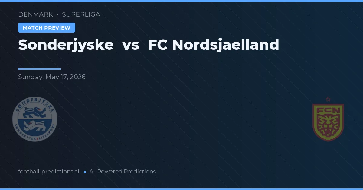 Sønderjyske vs FC Nordsjælland — matchtips och förhandstitt