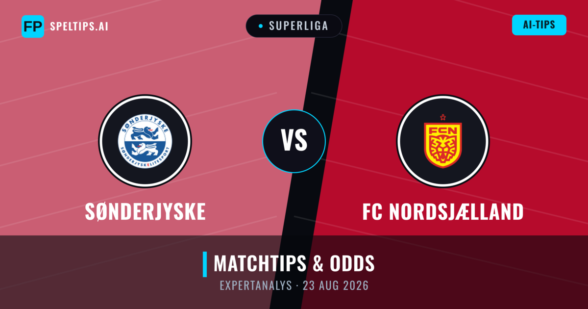 Sønderjyske vs FC Nordsjælland — matchtips och förhandstitt