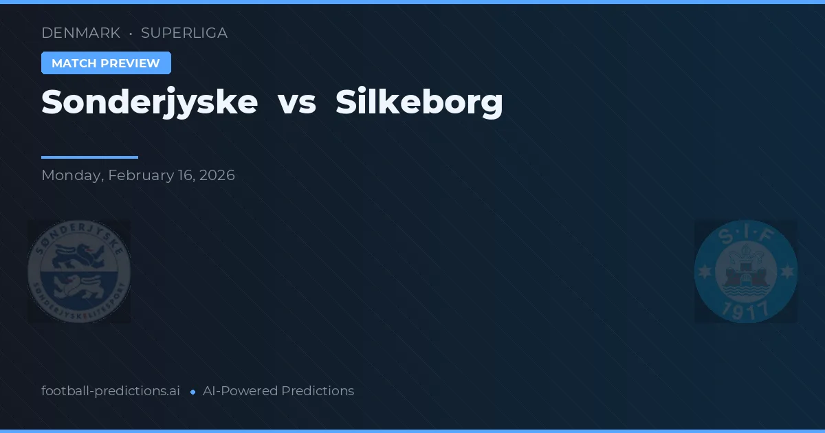 Sønderjyske vs Silkeborg IF — matchtips och förhandstitt