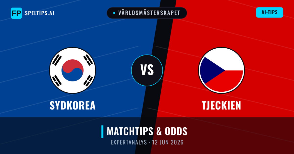 Sydkorea vs Tjeckien — matchtips och förhandstitt