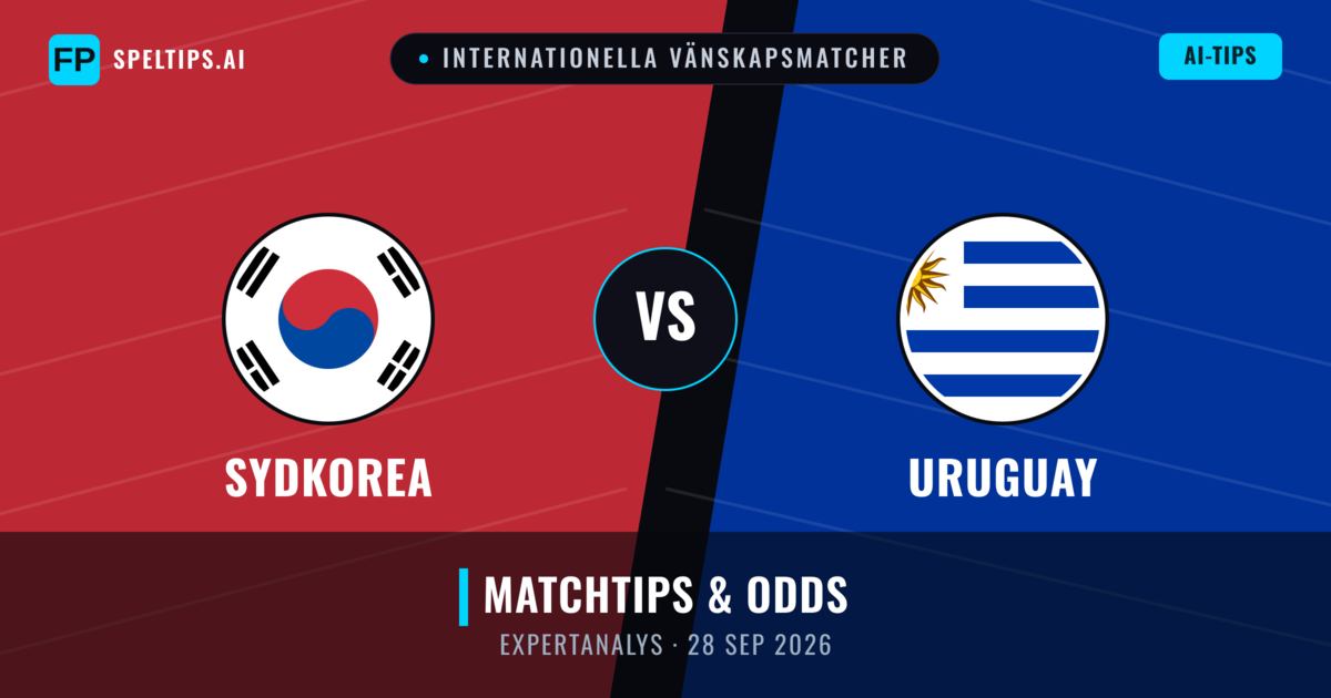 Sydkorea vs Uruguay — matchtips och förhandstitt