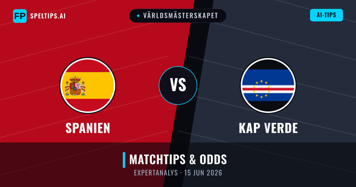 Spanien vs Kap Verde — matchtips och förhandstitt