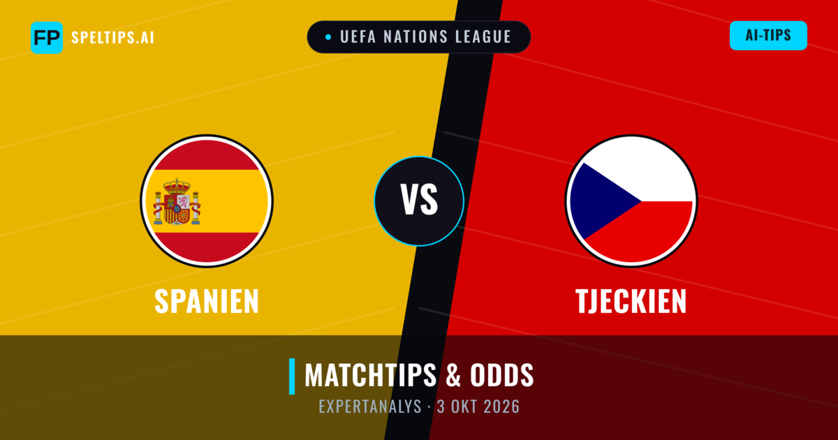 Spanien vs Tjeckien — matchtips och förhandstitt
