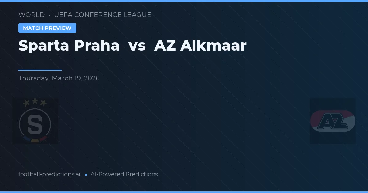 Sparta Praha vs AZ Alkmaar — matchtips och förhandstitt