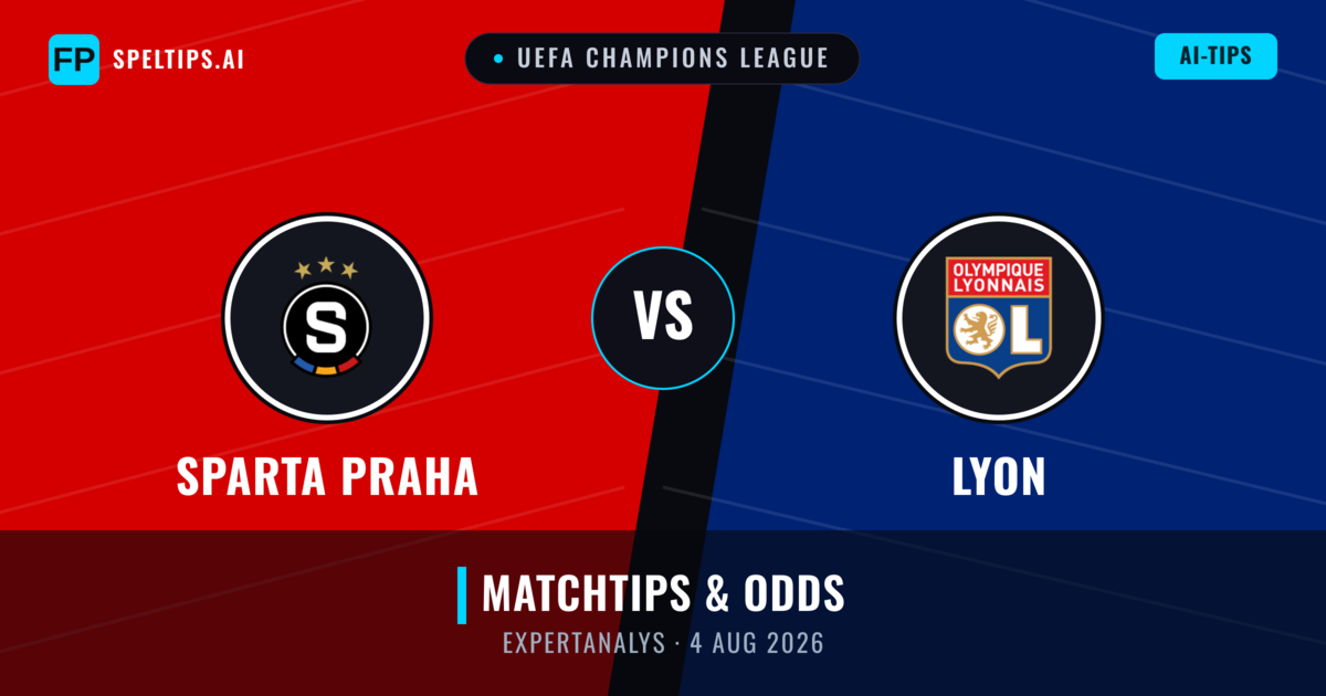 Sparta Praha vs Lyon — matchtips och förhandstitt