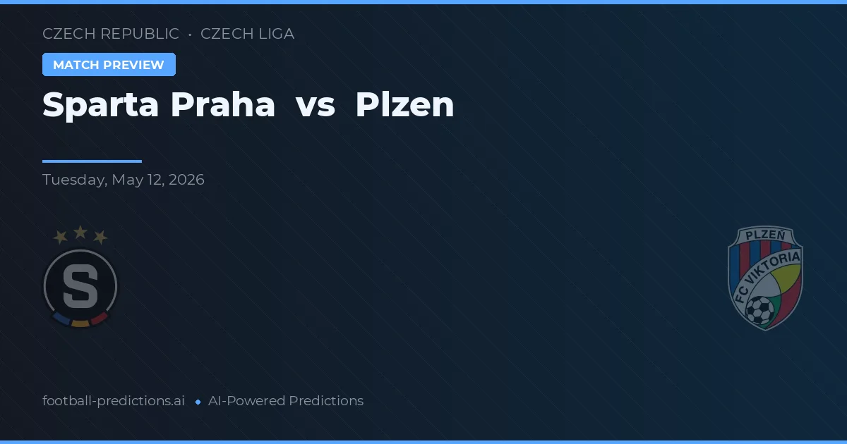 Sparta Praha vs Plzen — matchtips och förhandstitt