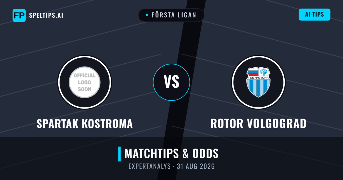 Spartak Kostroma vs Rotor Volgograd — matchtips och förhandstitt
