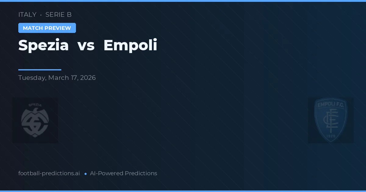 Spezia vs Empoli — matchtips och förhandstitt