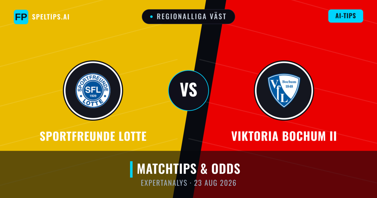 Sportfreunde Lotte vs Viktoria Bochum II — matchtips och förhandstitt
