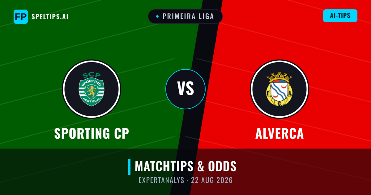 Sporting CP vs Alverca — matchtips och förhandstitt