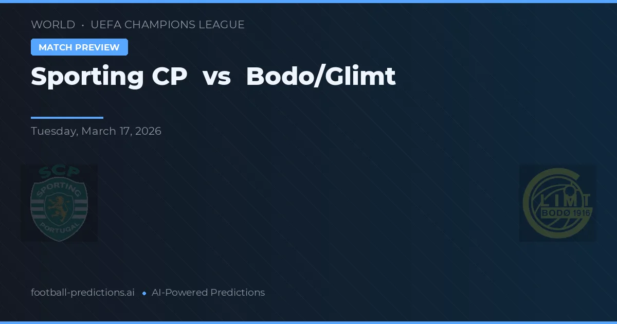 Sporting CP vs Bodø/Glimt — matchtips och förhandstitt