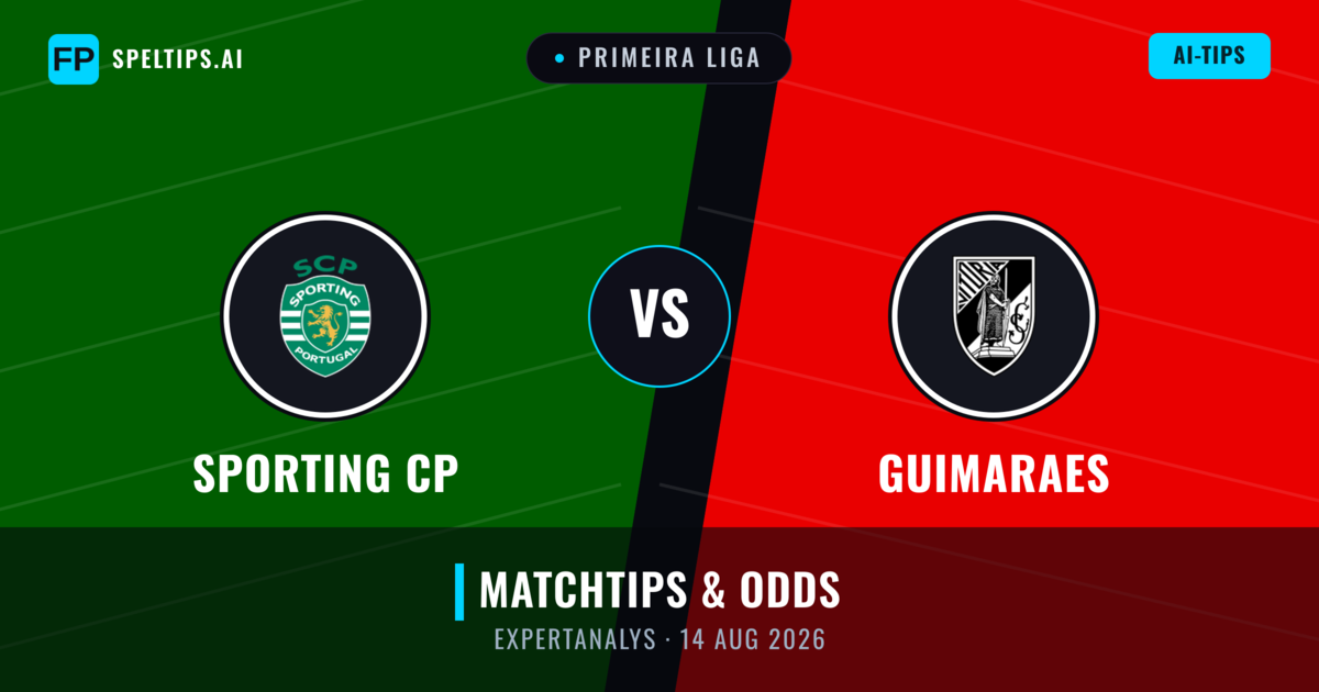 Sporting CP vs Vitória SC — matchtips och förhandstitt