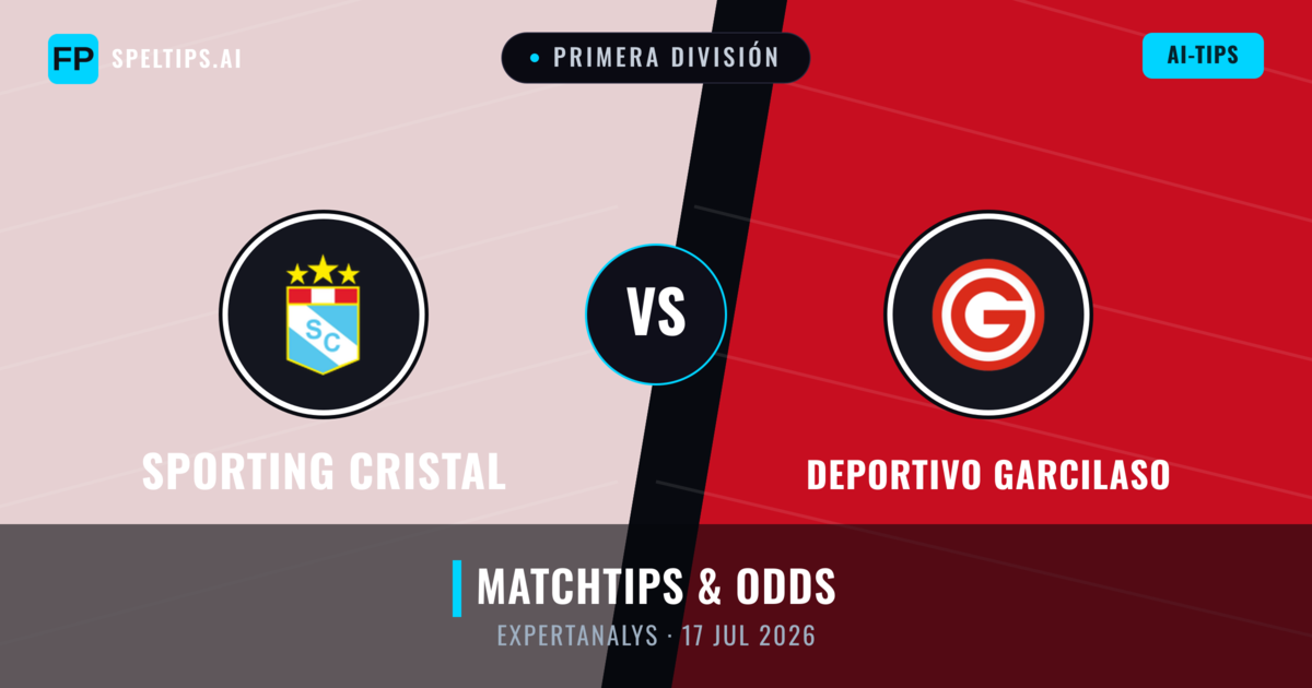 Sporting Cristal vs Deportivo Garcilaso — matchtips och förhandstitt