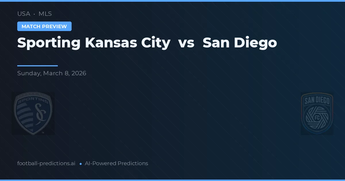 Sporting Kansas City vs San Diego — matchtips och förhandstitt