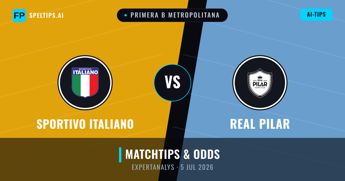 Sportivo Italiano vs Real Pilar — matchtips och förhandstitt