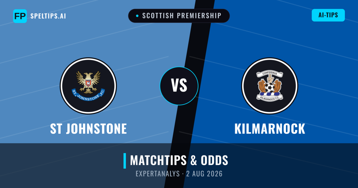 St Johnstone vs Kilmarnock — matchtips och förhandstitt