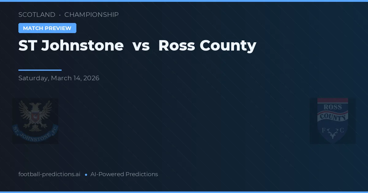St Johnstone vs Ross County — matchtips och förhandstitt