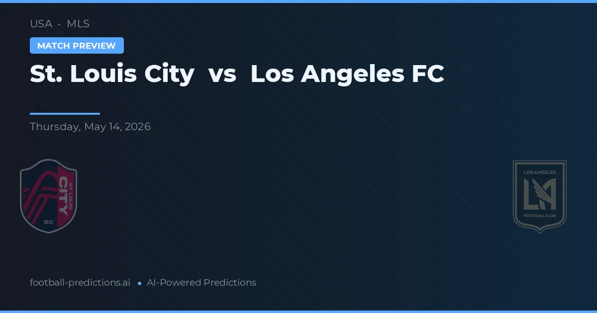 St. Louis City vs Los Angeles FC — matchtips och förhandstitt