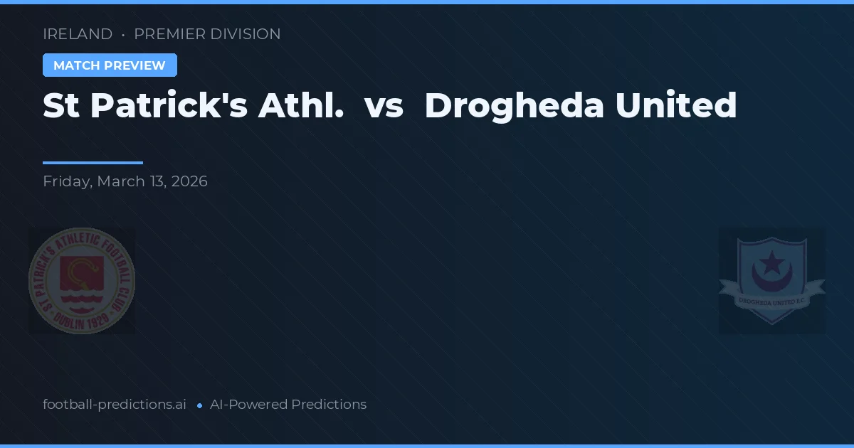 St Patrick's Athl. vs Drogheda United — matchtips och förhandstitt
