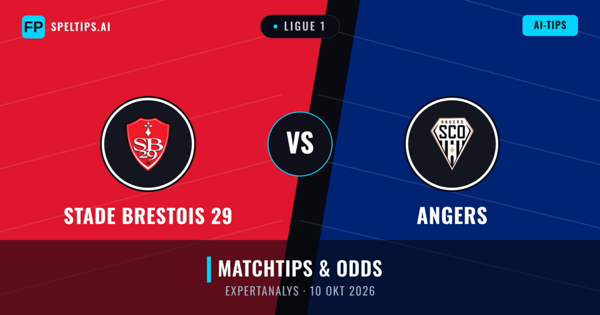 Stade Brestois 29 vs Angers — matchtips och förhandstitt