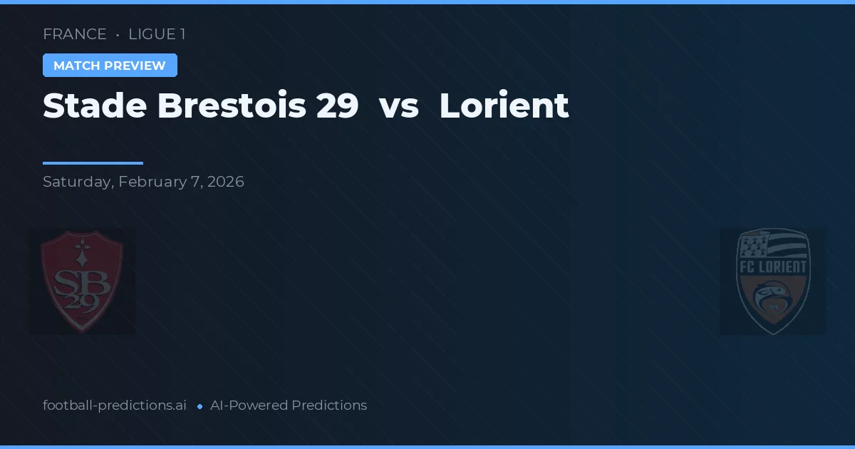 Stade Brestois 29 vs Lorient — matchtips och förhandstitt