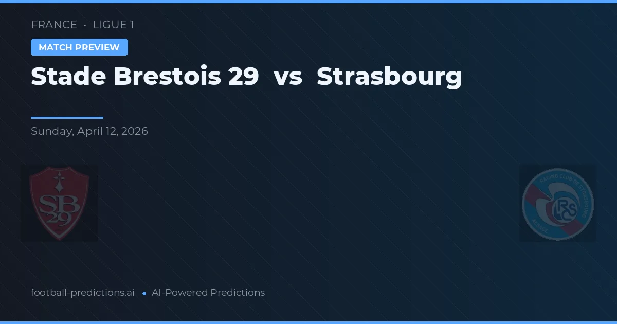 Stade Brestois 29 vs Strasbourg — matchtips och förhandstitt