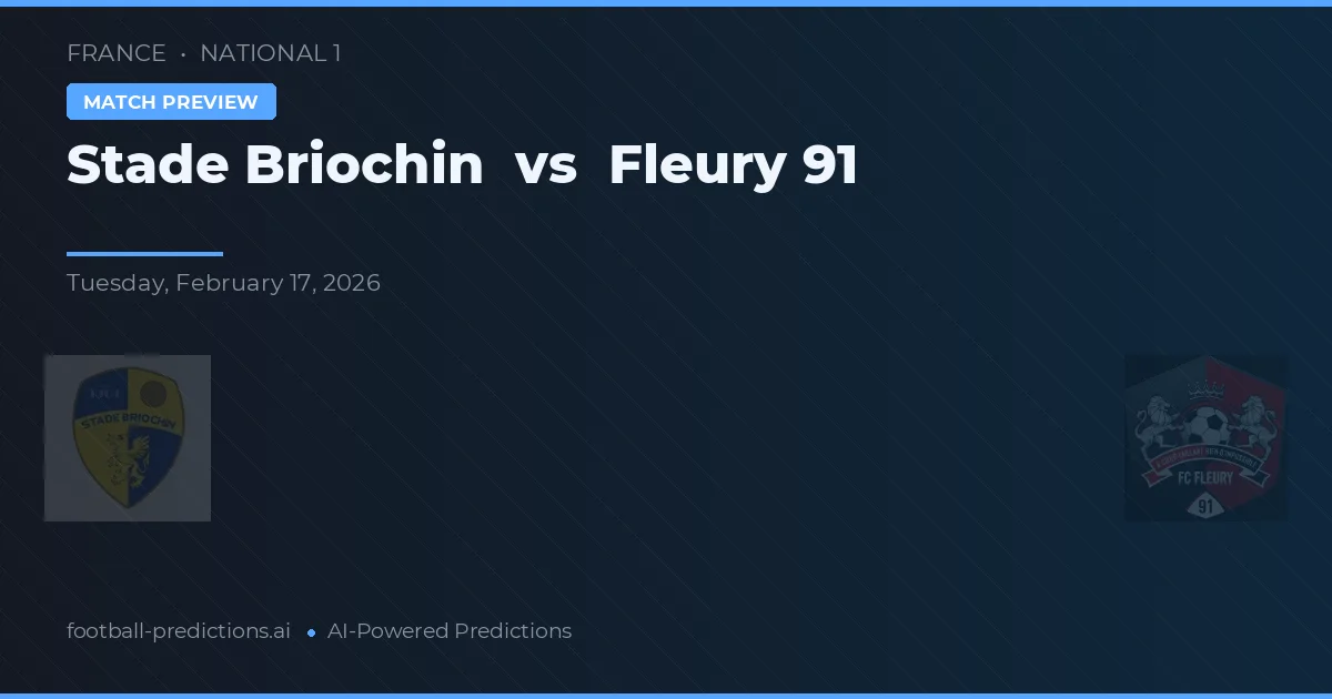 Stade Briochin vs Fleury 91 — matchtips och förhandstitt