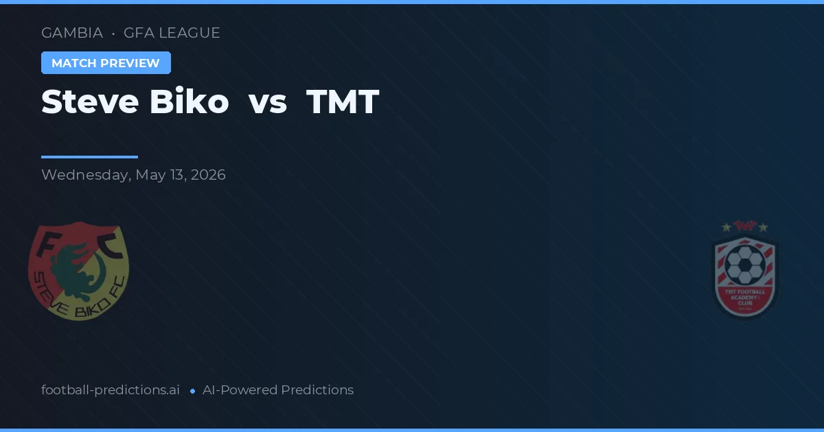 Steve Biko vs TMT — matchtips och förhandstitt