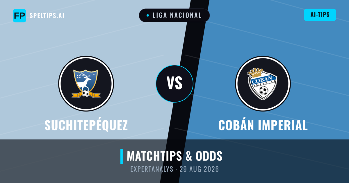 Suchitepéquez vs Cobán Imperial — matchtips och förhandstitt