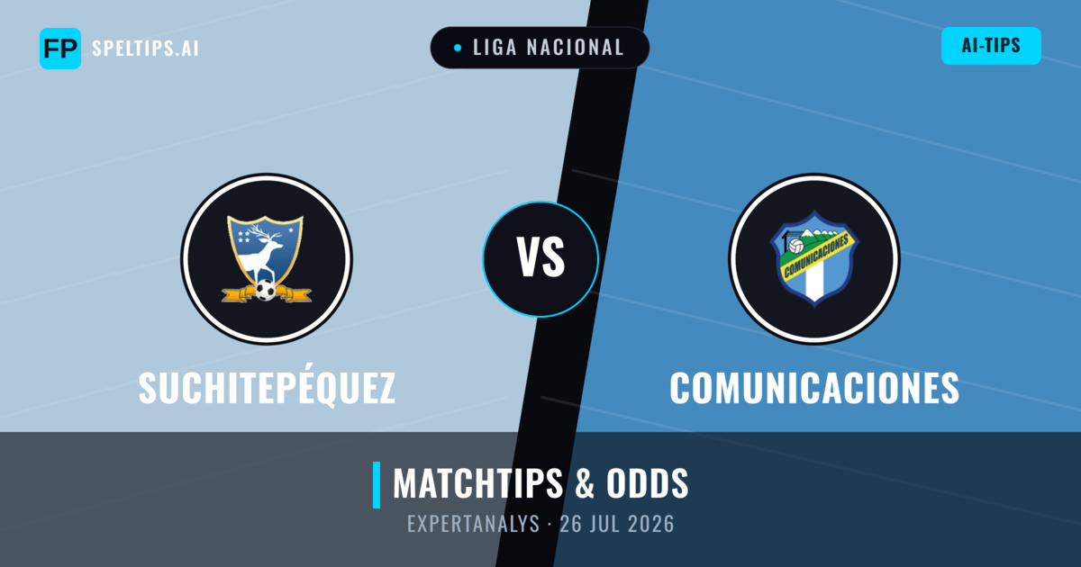 Suchitepéquez vs Comunicaciones — matchtips och förhandstitt